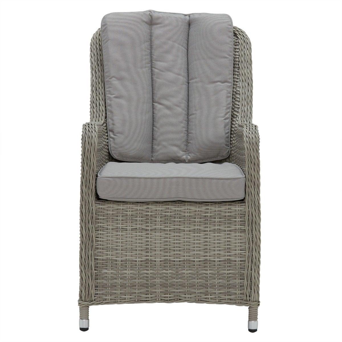 Hathaway 4 Seat Round Dining Set with Venice Chairs, Grey | Barker & Stonehouse – image 11