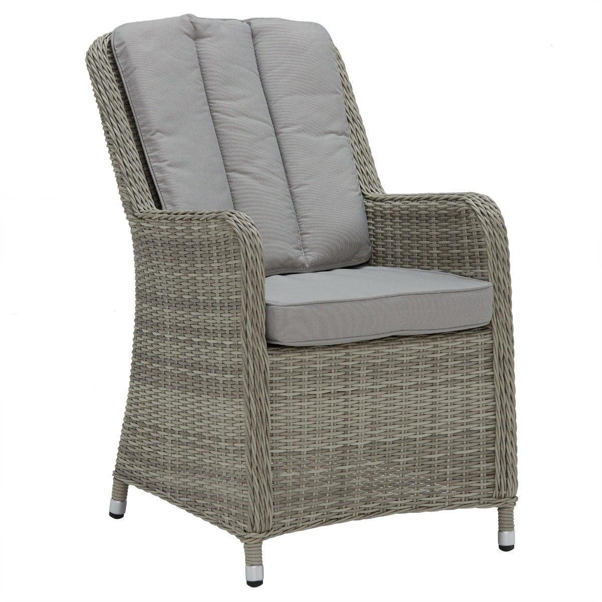 Hathaway 4 Seat Round Dining Set with Venice Chairs, Grey | Barker & Stonehouse – image 10