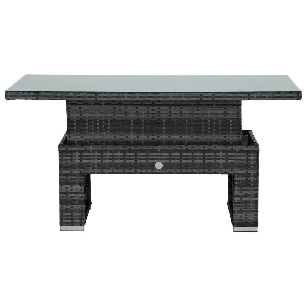 Dorset Garden Corner Dining Set with Rising Table, Grey | Barker & Stonehouse – image 16