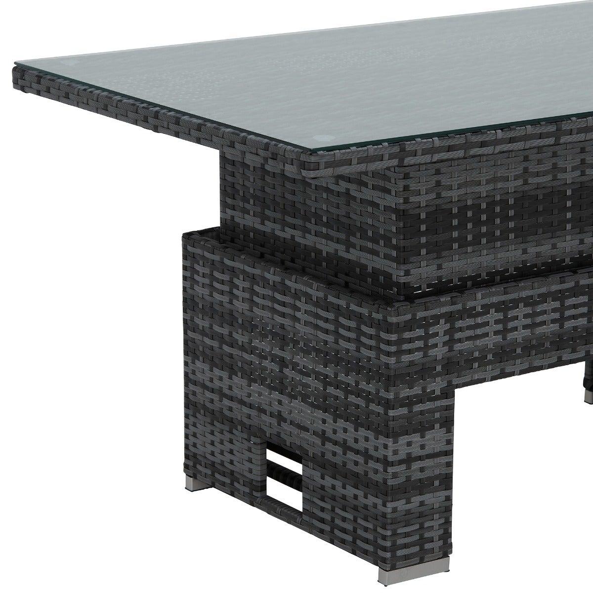 Dorset Garden Corner Dining Set with Rising Table, Grey | Barker & Stonehouse – image 18