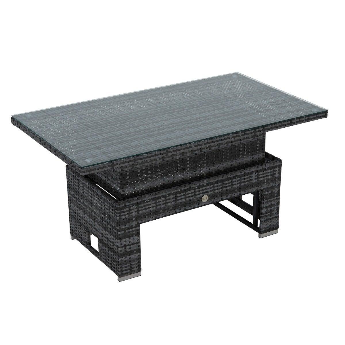 Dorset Garden Corner Dining Set with Rising Table, Grey | Barker & Stonehouse – image 19
