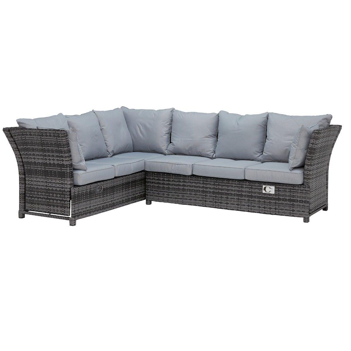 Dorset Garden Corner Dining Set with Rising Table, Grey | Barker & Stonehouse – image 7