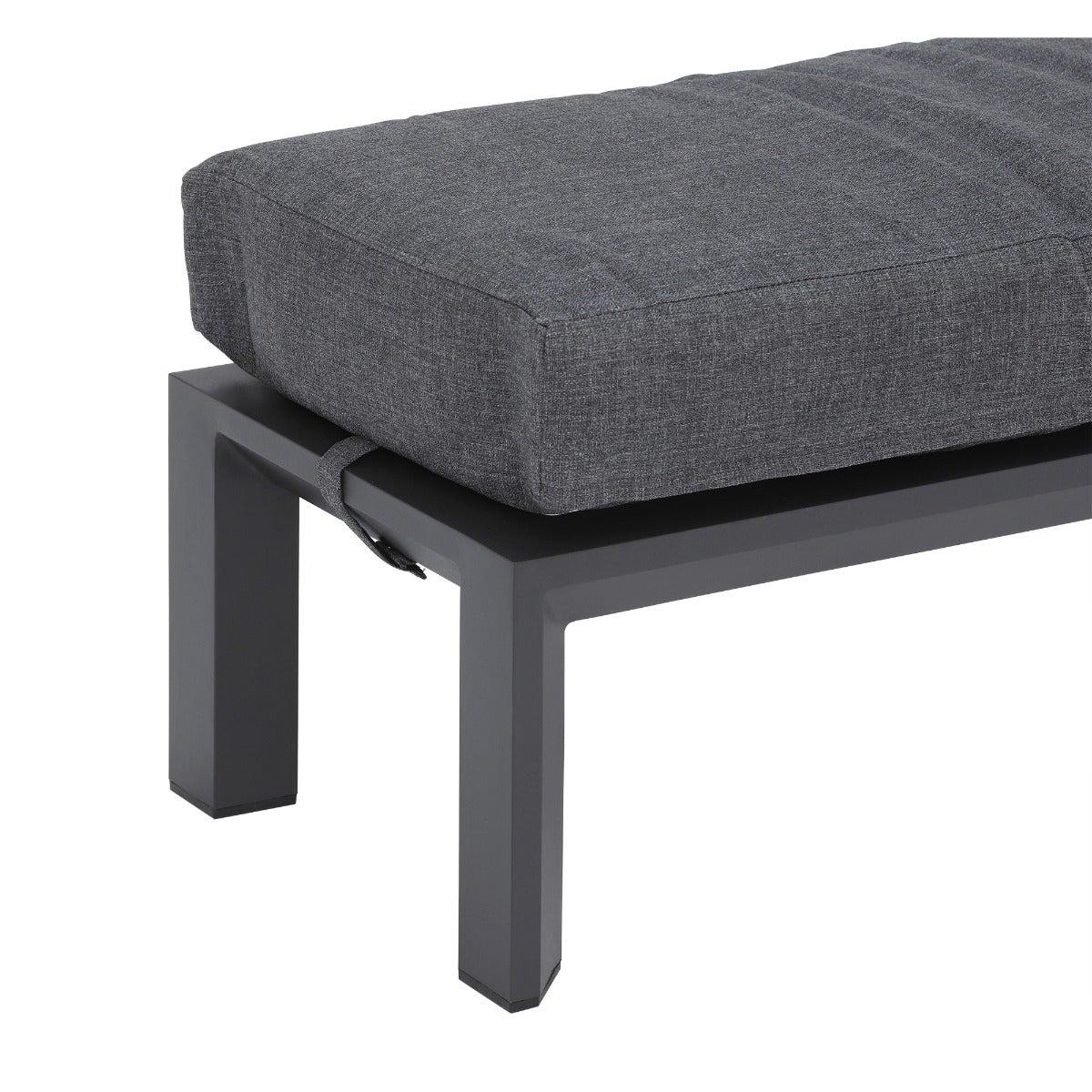 Maine Reclining Corner Garden Dining Set with Fire Pit, Grey | Barker & Stonehouse – image 17