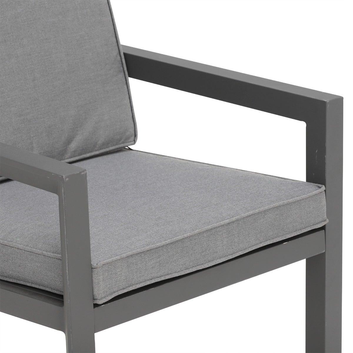 Soho 8 Seat Oval Garden Dining Set, Grey | Barker & Stonehouse – image 12