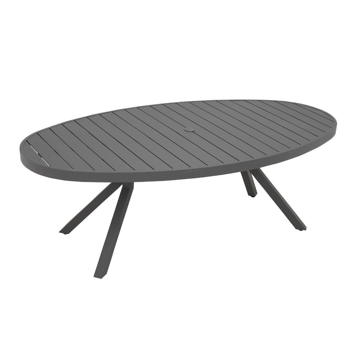 Soho 8 Seat Oval Garden Dining Set, Grey | Barker & Stonehouse – image 17