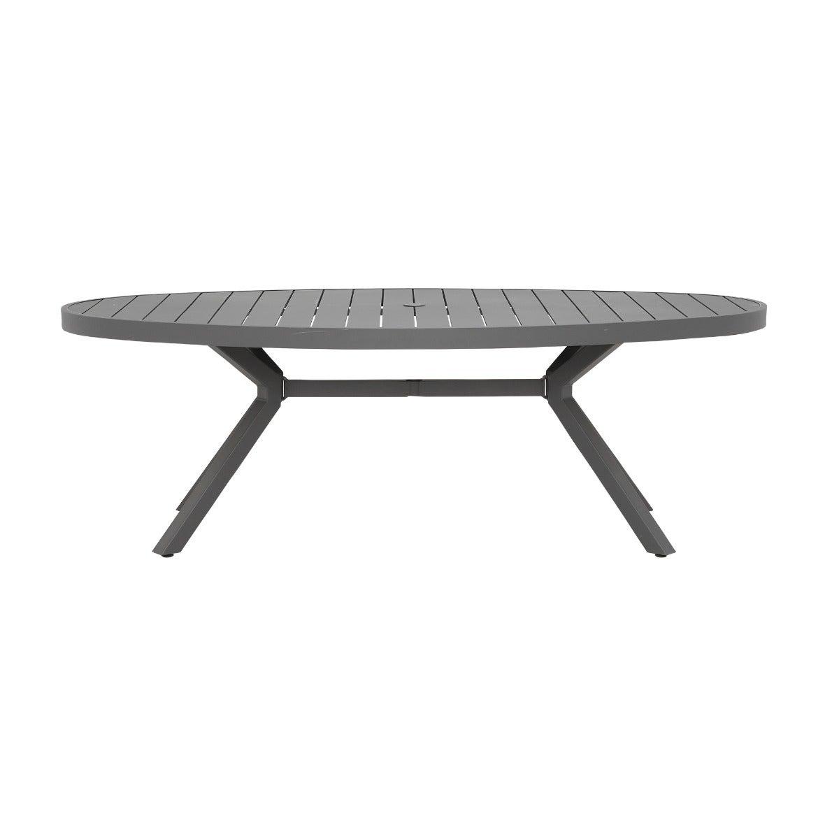 Soho 8 Seat Oval Garden Dining Set, Grey | Barker & Stonehouse – image 5