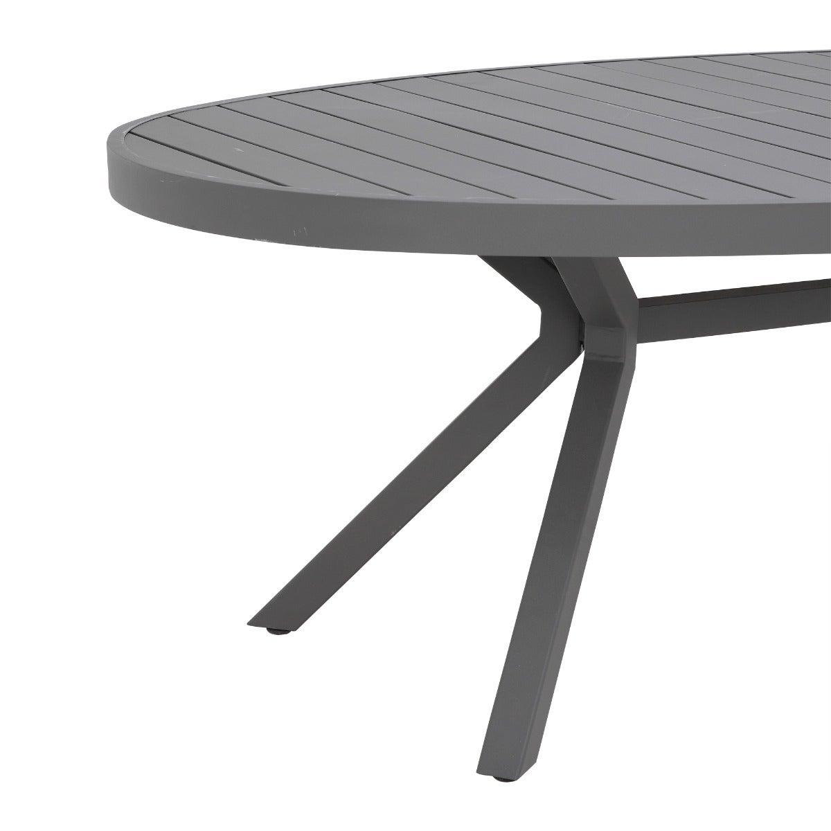 Soho 8 Seat Oval Garden Dining Set, Grey | Barker & Stonehouse – image 6