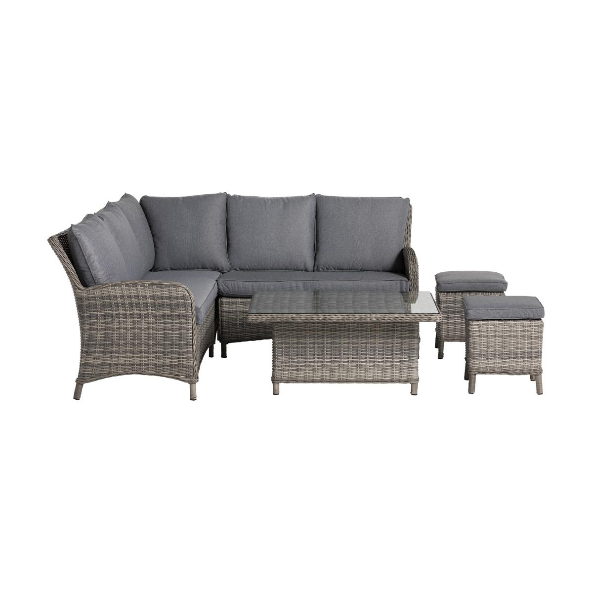Solin Dining Set With Rising Table, Grey | Barker & Stonehouse – image 2