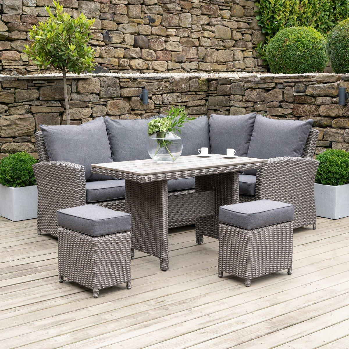Murcia Garden Compact Corner Set, Grey | Barker & Stonehouse – image 2