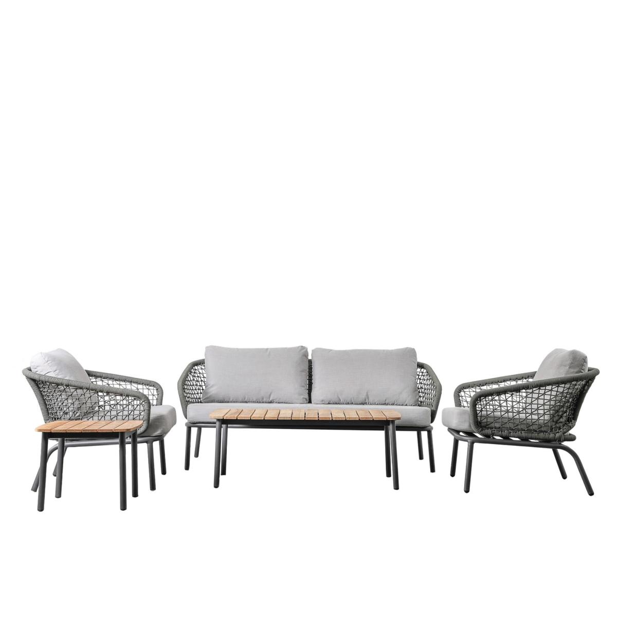 Siena Grey Lounge Set Grey – image 3