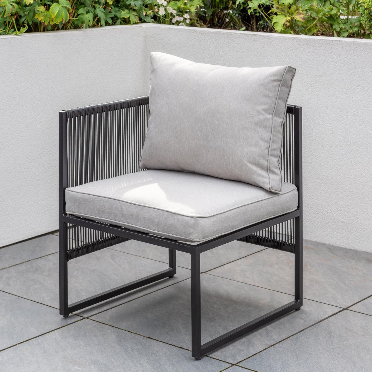 Kubic 2 Seater Balcony Set Black – image 6