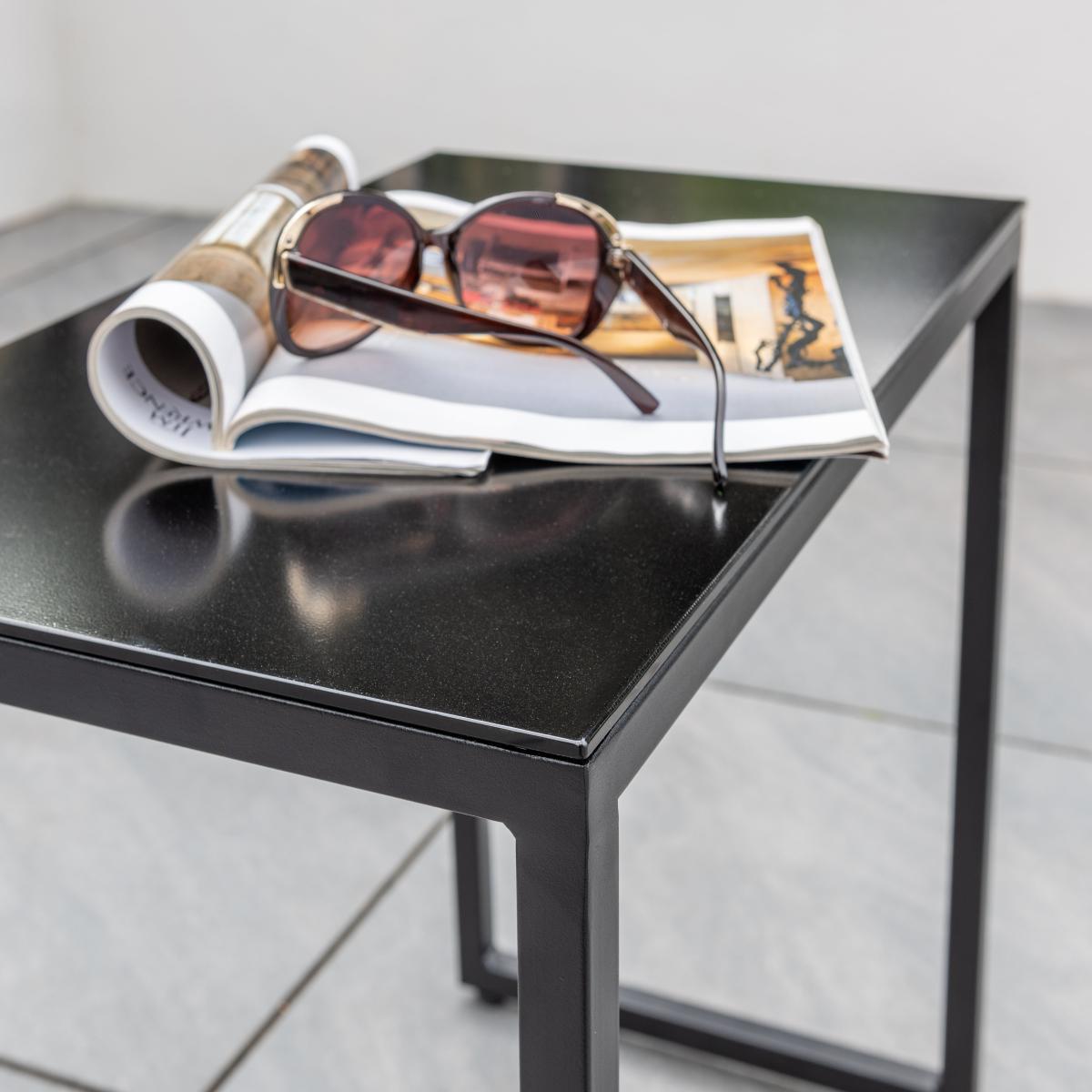 Kubic 2 Seater Balcony Set Black – image 10