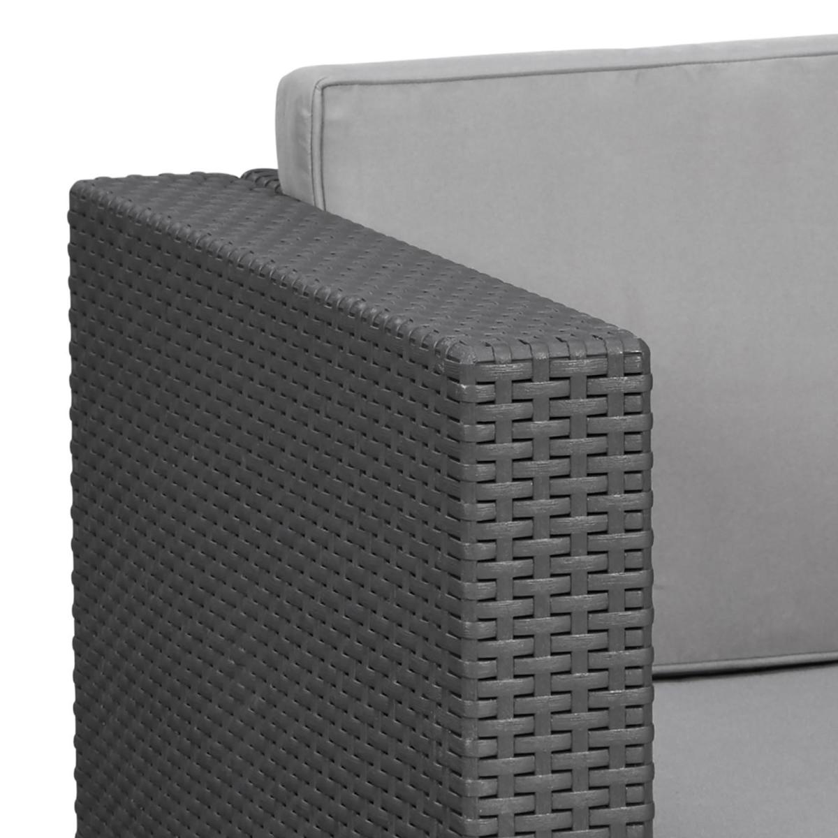 Provence 4 Seater Corner Sofa Set Graphite (Grey) – image 6