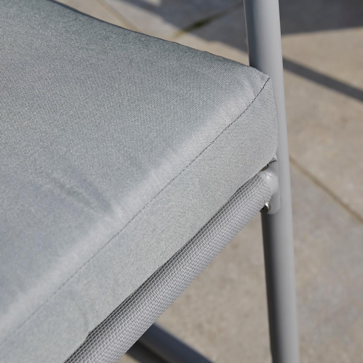 Grey Metal Conversation Set Grey – image 5