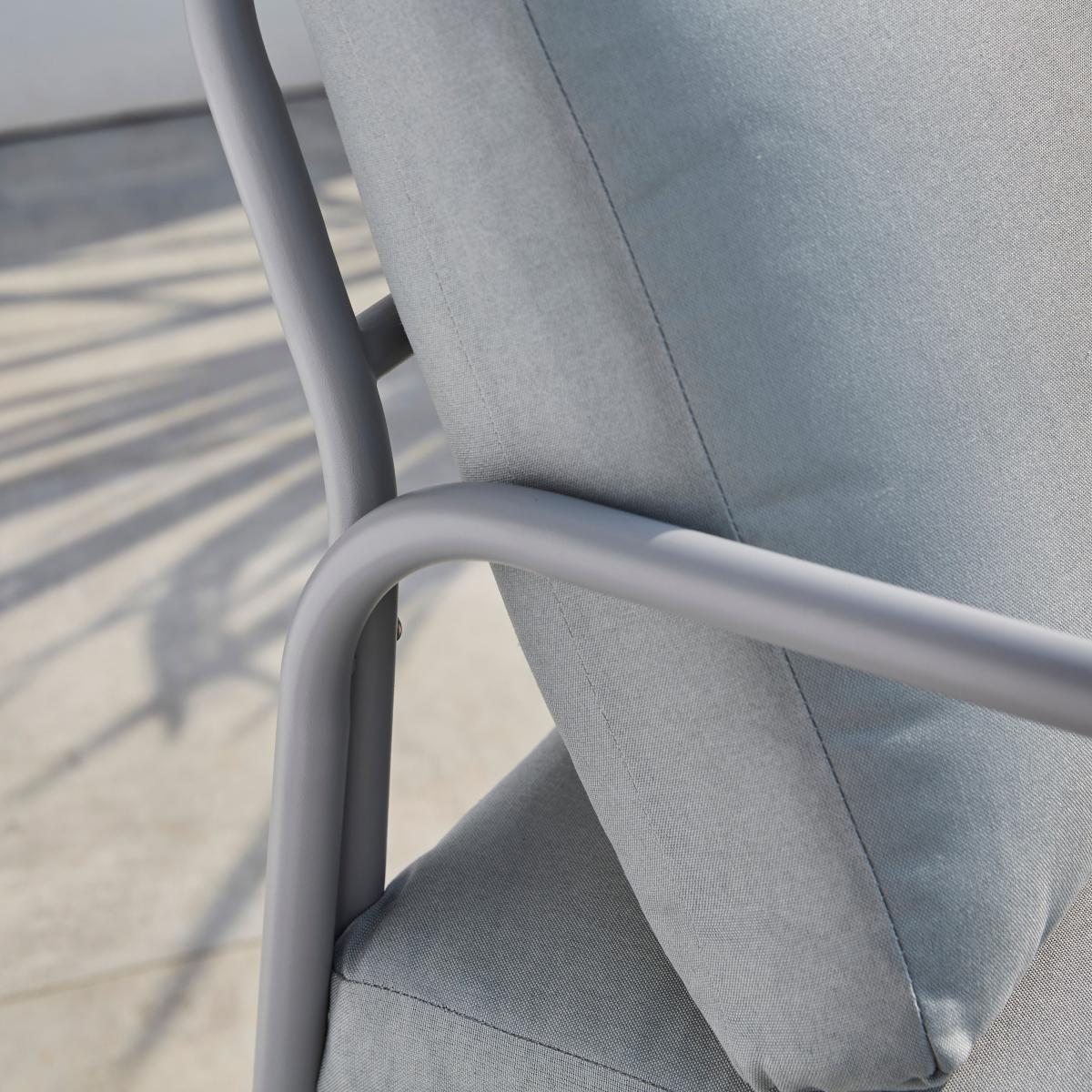 Grey Metal Conversation Set Grey – image 7