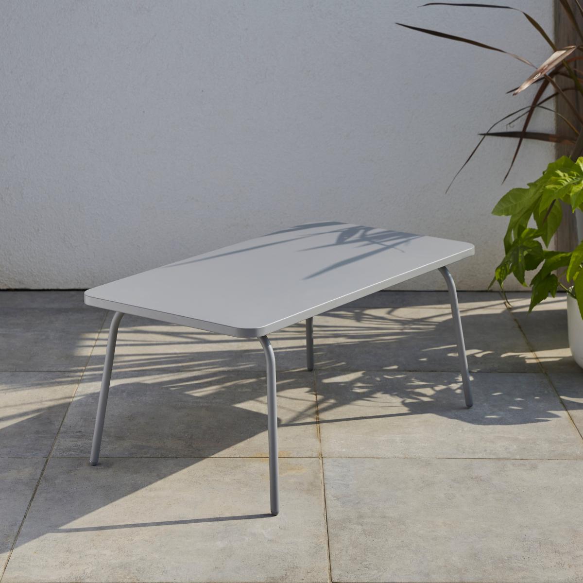Grey Metal Conversation Set Grey – image 8