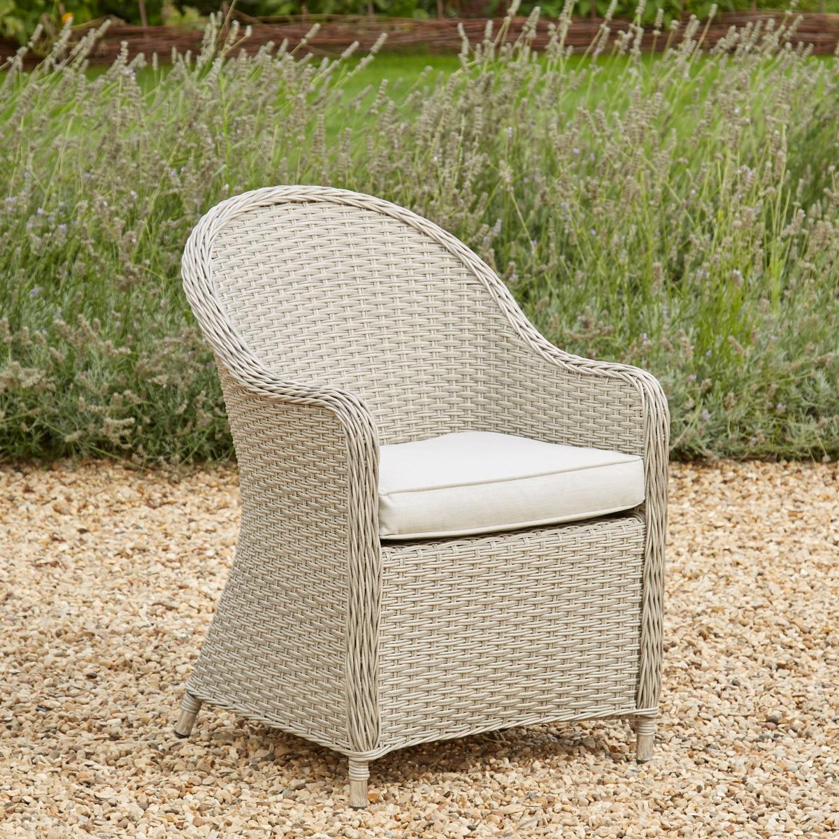 Churchgate Rattan Dining Set Grey – image 4