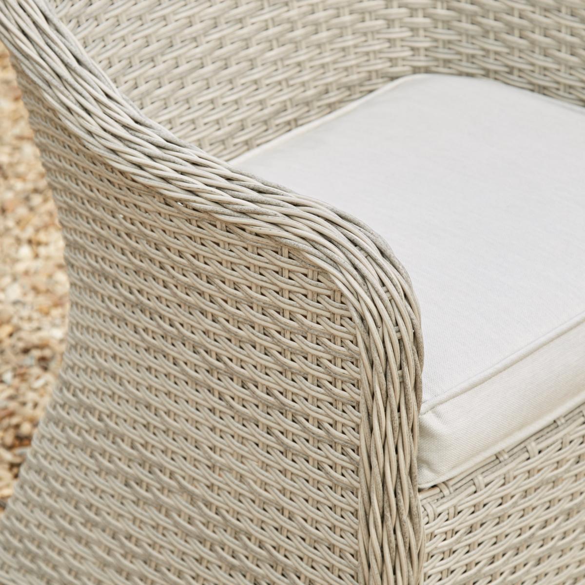 Churchgate Rattan Dining Set Grey – image 6
