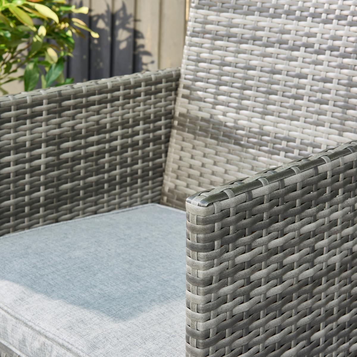St Lucia 2 Seater Cube Set Grey – image 7