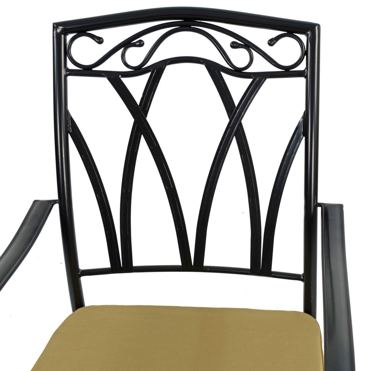Haslemere Table with 4 Ascot Chairs Set Brown – image 7