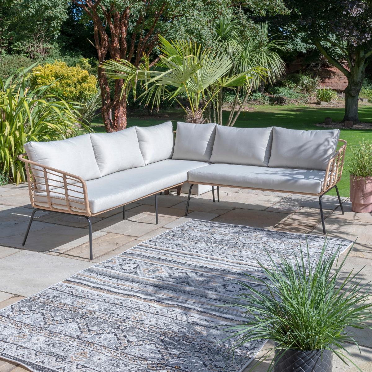 San Luca Corner Sofa Set Natural – image 3