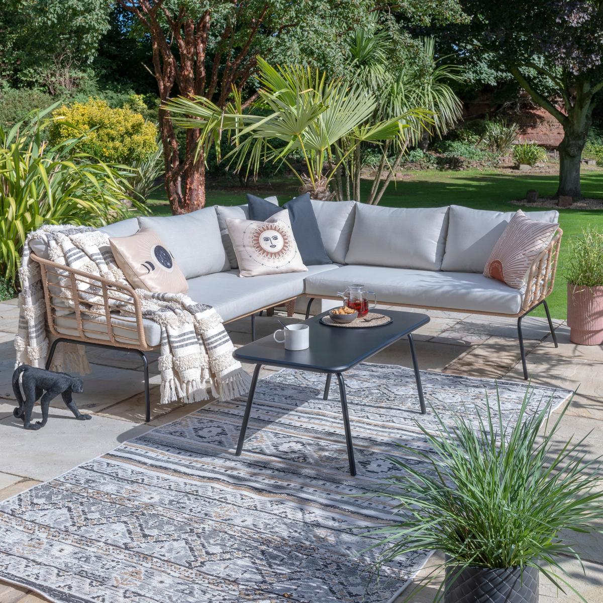 San Luca Corner Sofa Set Natural – image 1