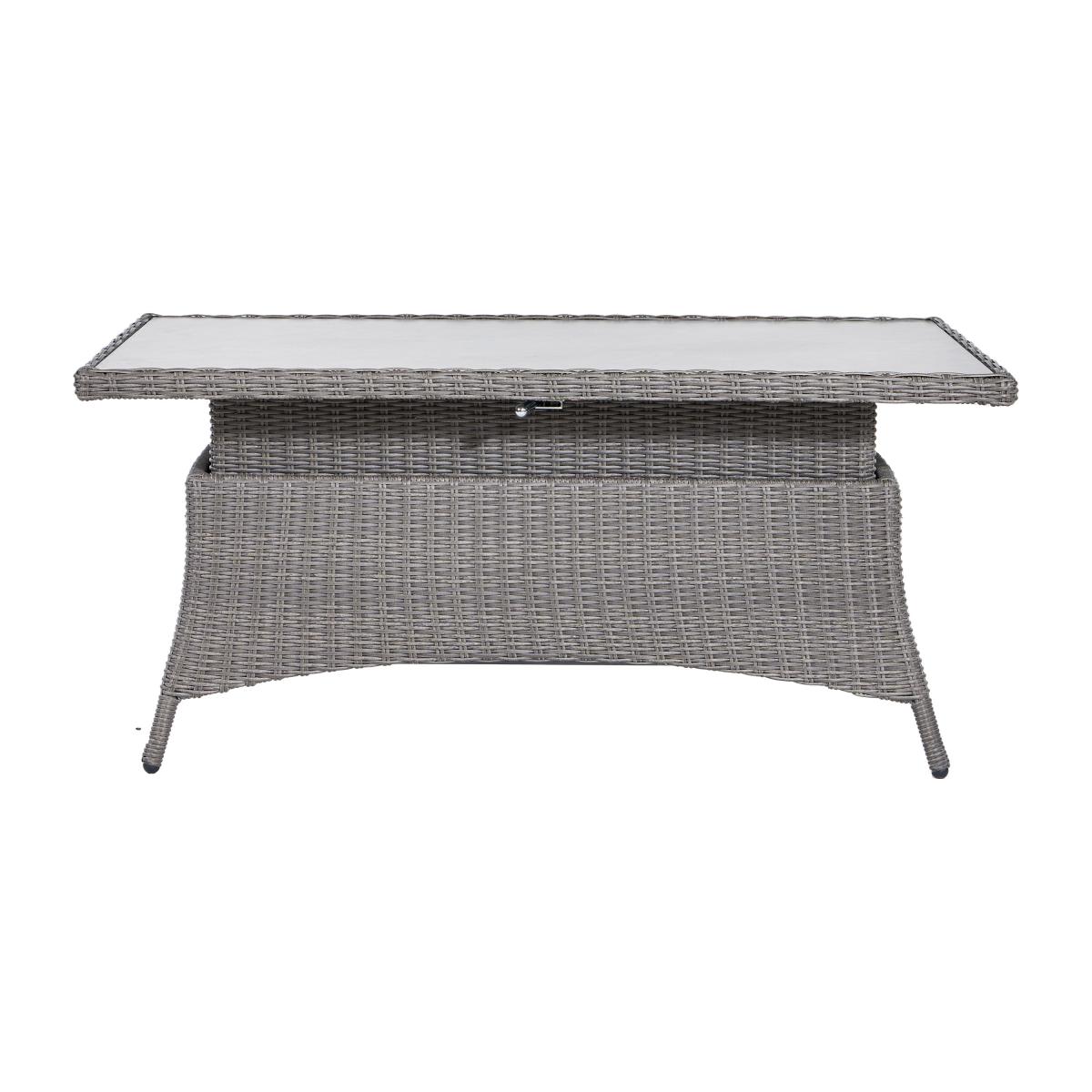 Barbados Long Right Rattan Corner Set Slate (Grey) – image 6