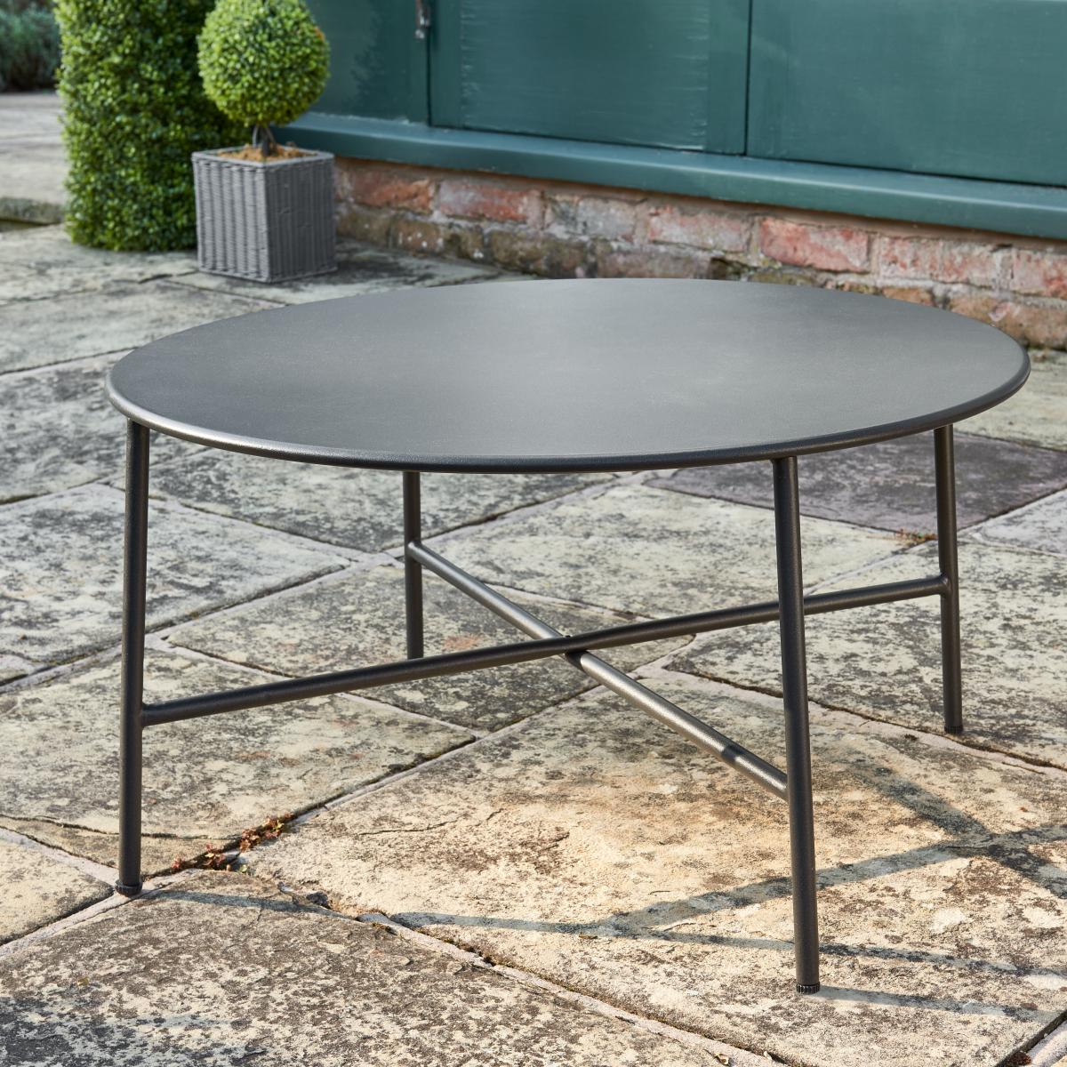 Churchgate 4 Seater Metal Conversation Set Brown – image 6