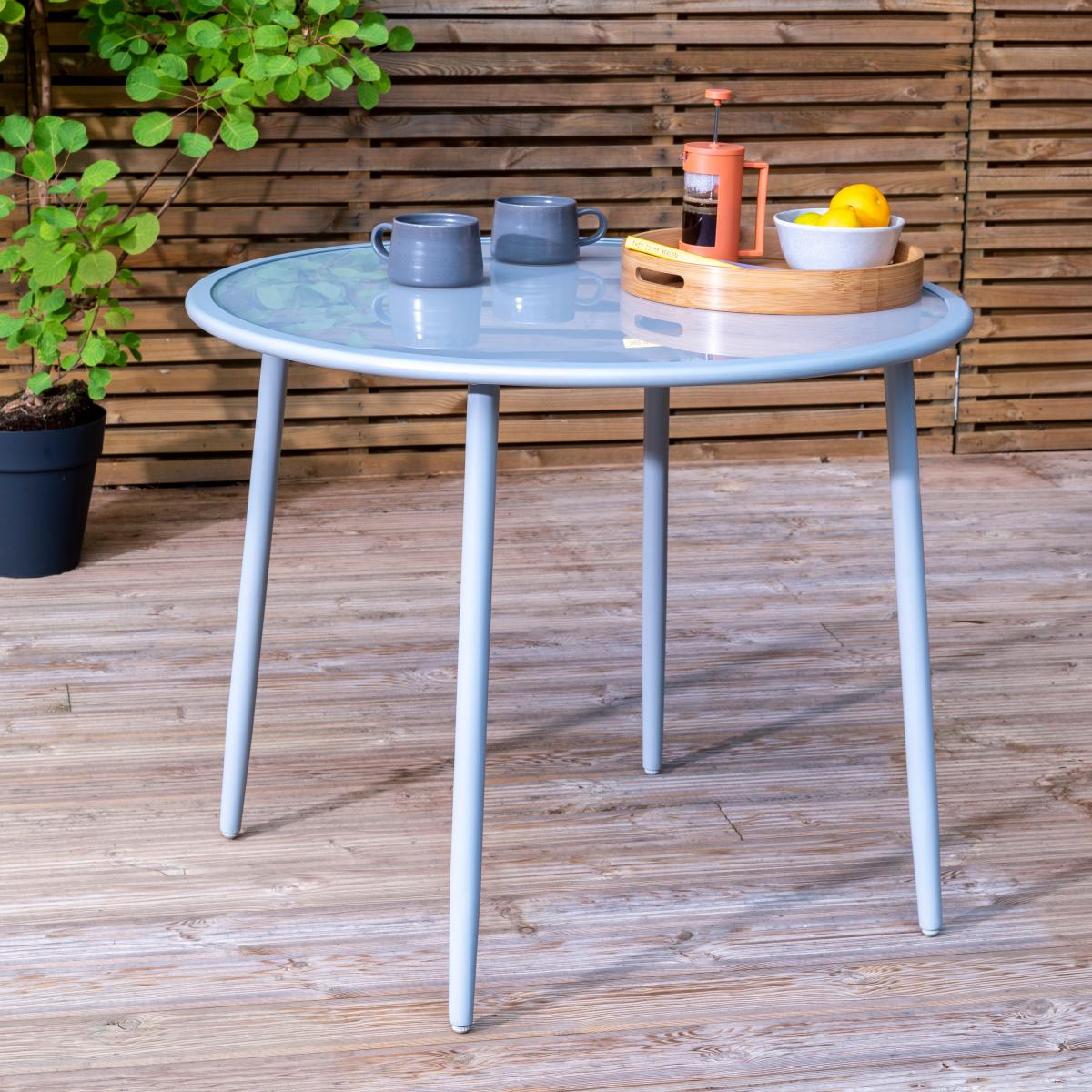 Elements Round Rope Dining Set Grey Grey – image 5