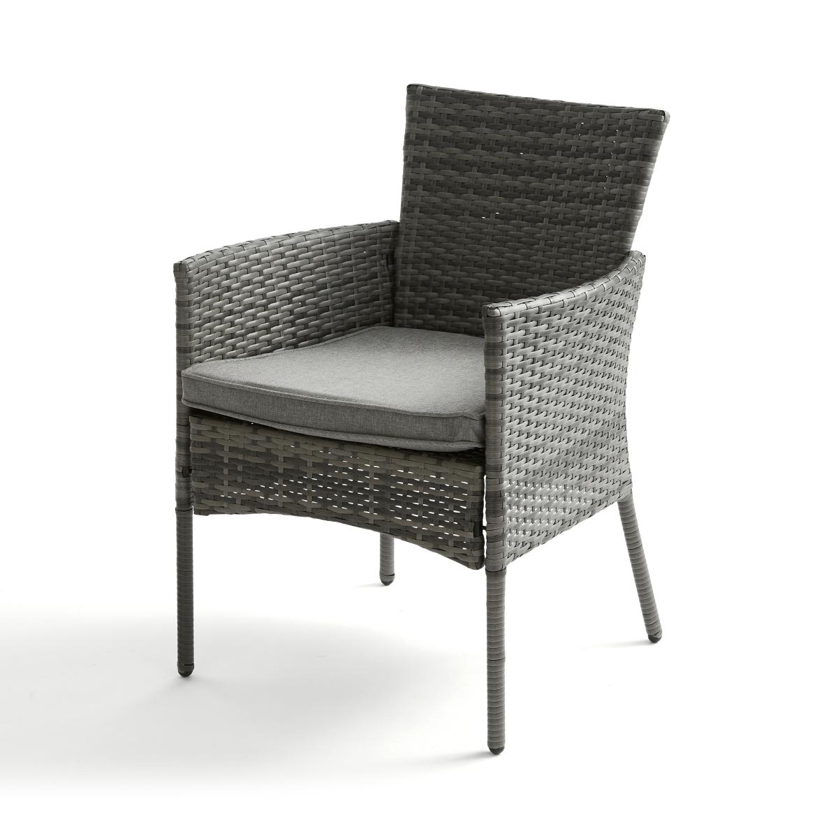 St Lucia Rattan Round Dining Set Grey Grey – image 9