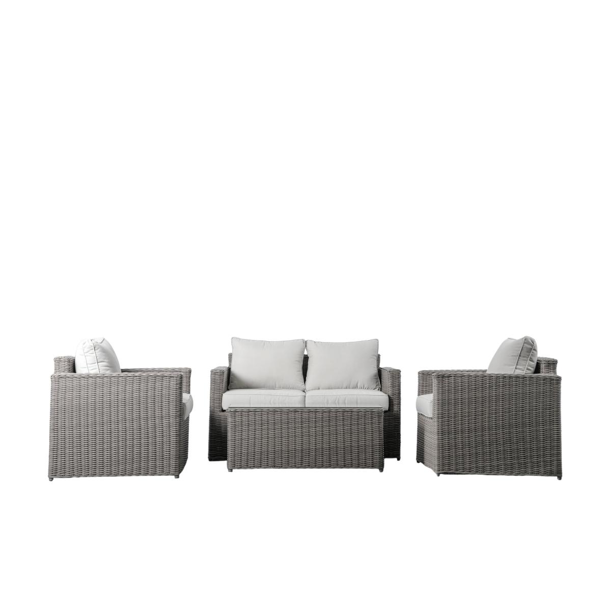 Granville Square Grey Sofa Set Grey – image 2