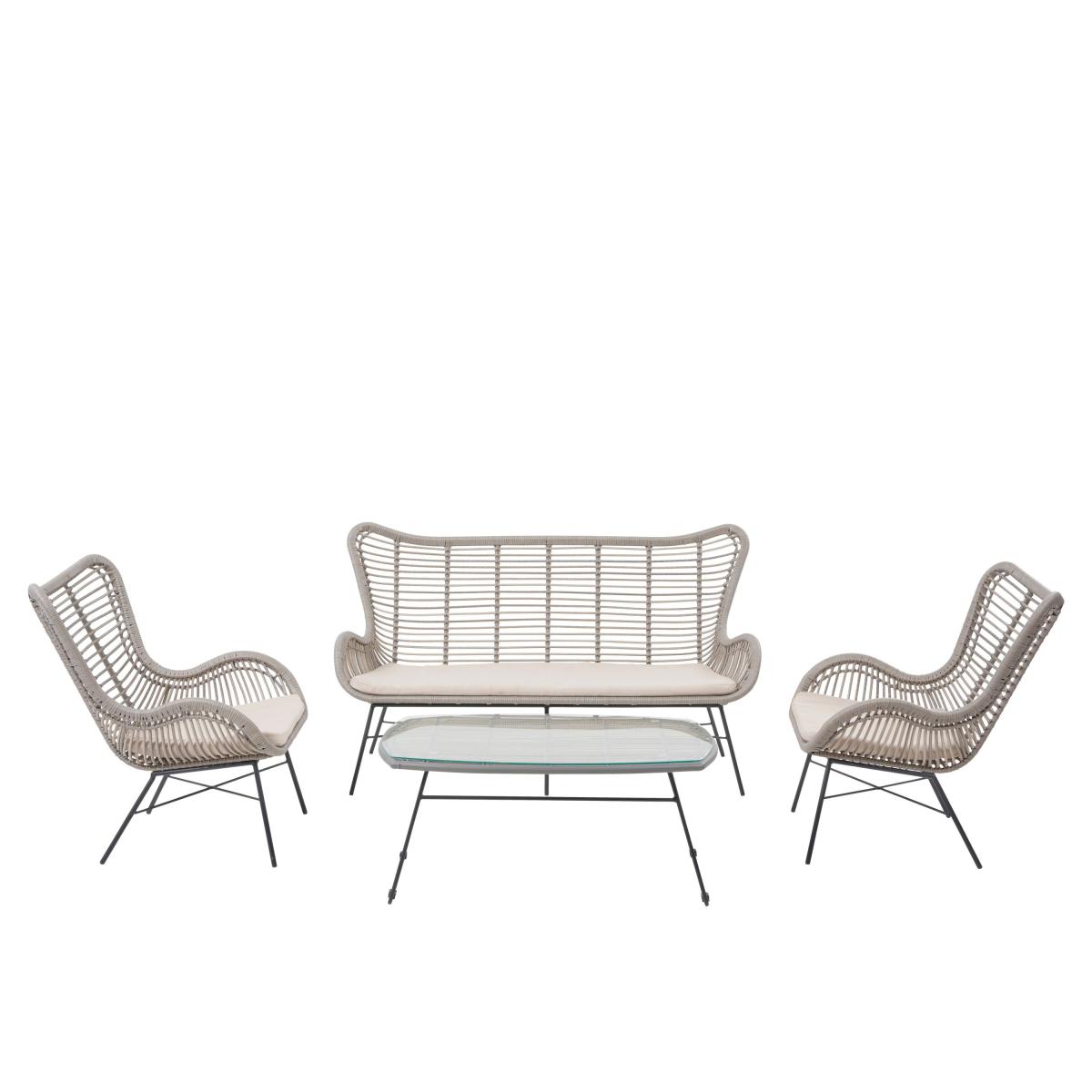Brisbane Grey Lounge Set Grey – image 2