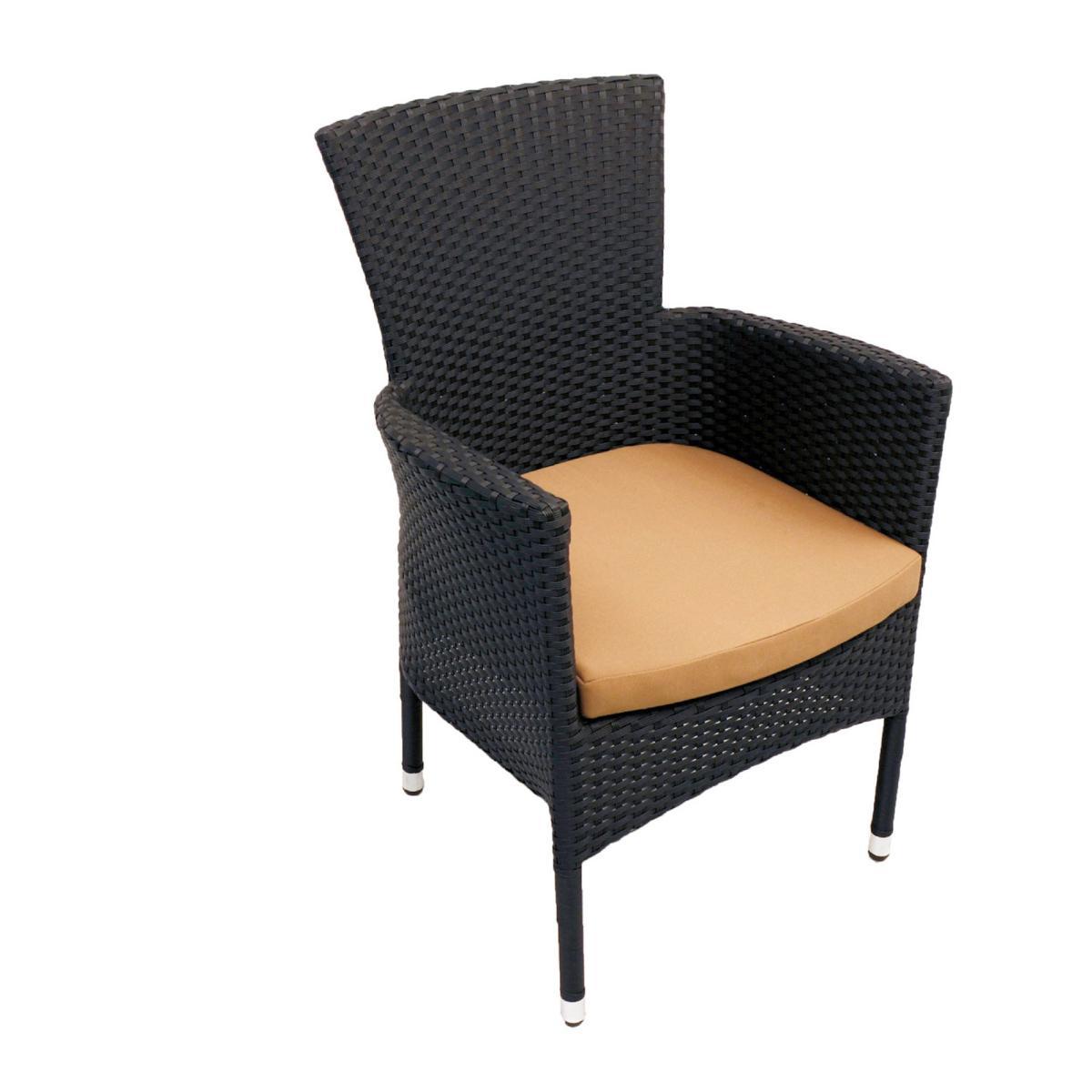 Avignon Dining Table with 4 Stockholm Black Chairs Set Natural – image 6