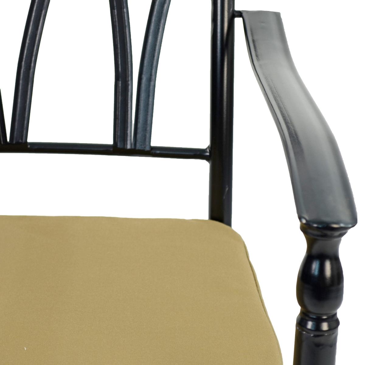 Memphis 91cm Patio Table with 4 Austin Chairs Set Green – image 8