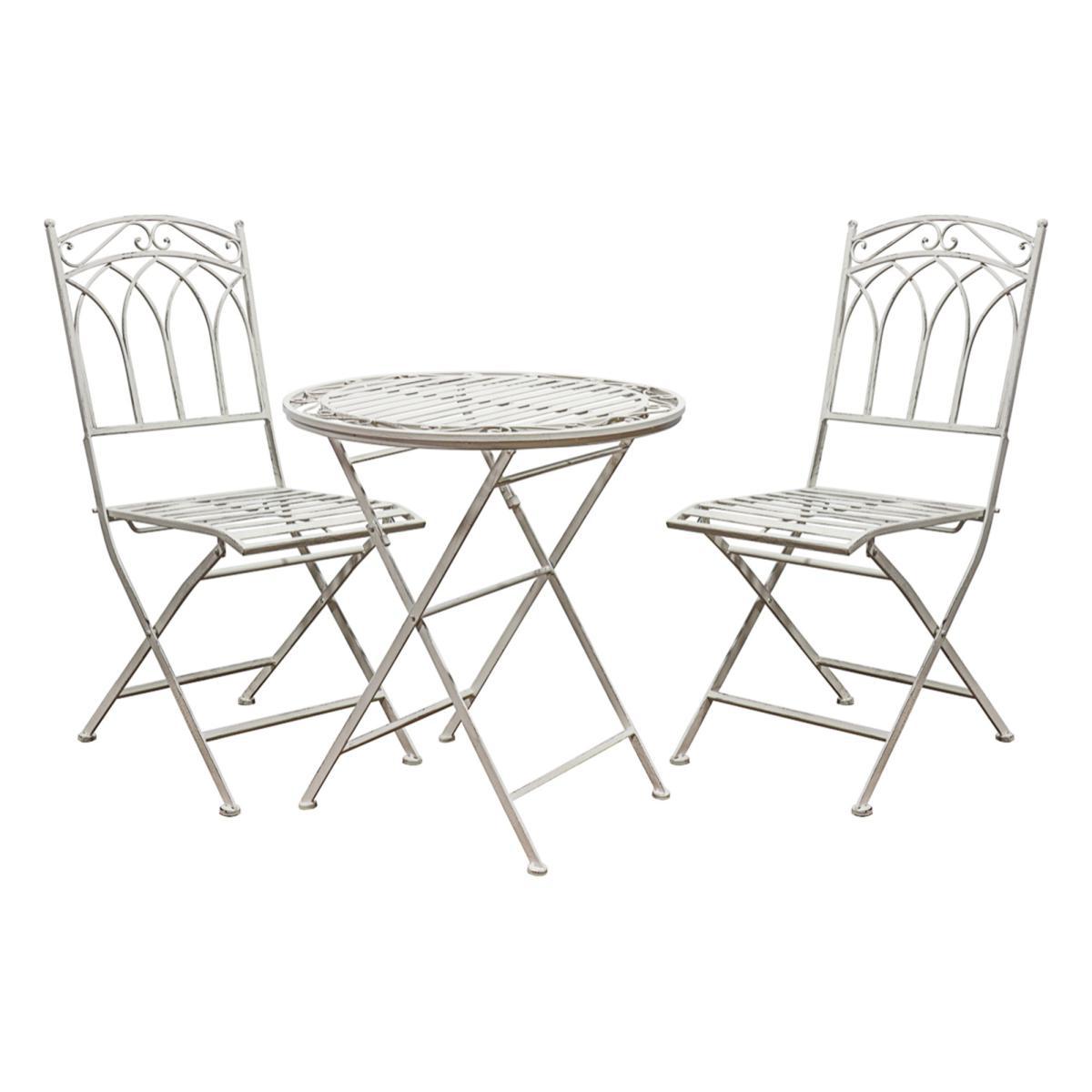 Sens Outdoor Grey Bistro Set Grey – image 2