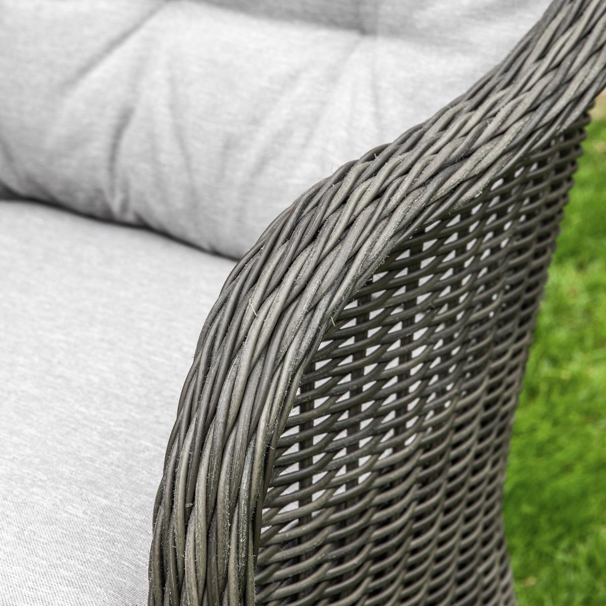Granville Grey 2 Seater Bistro Set Grey – image 3