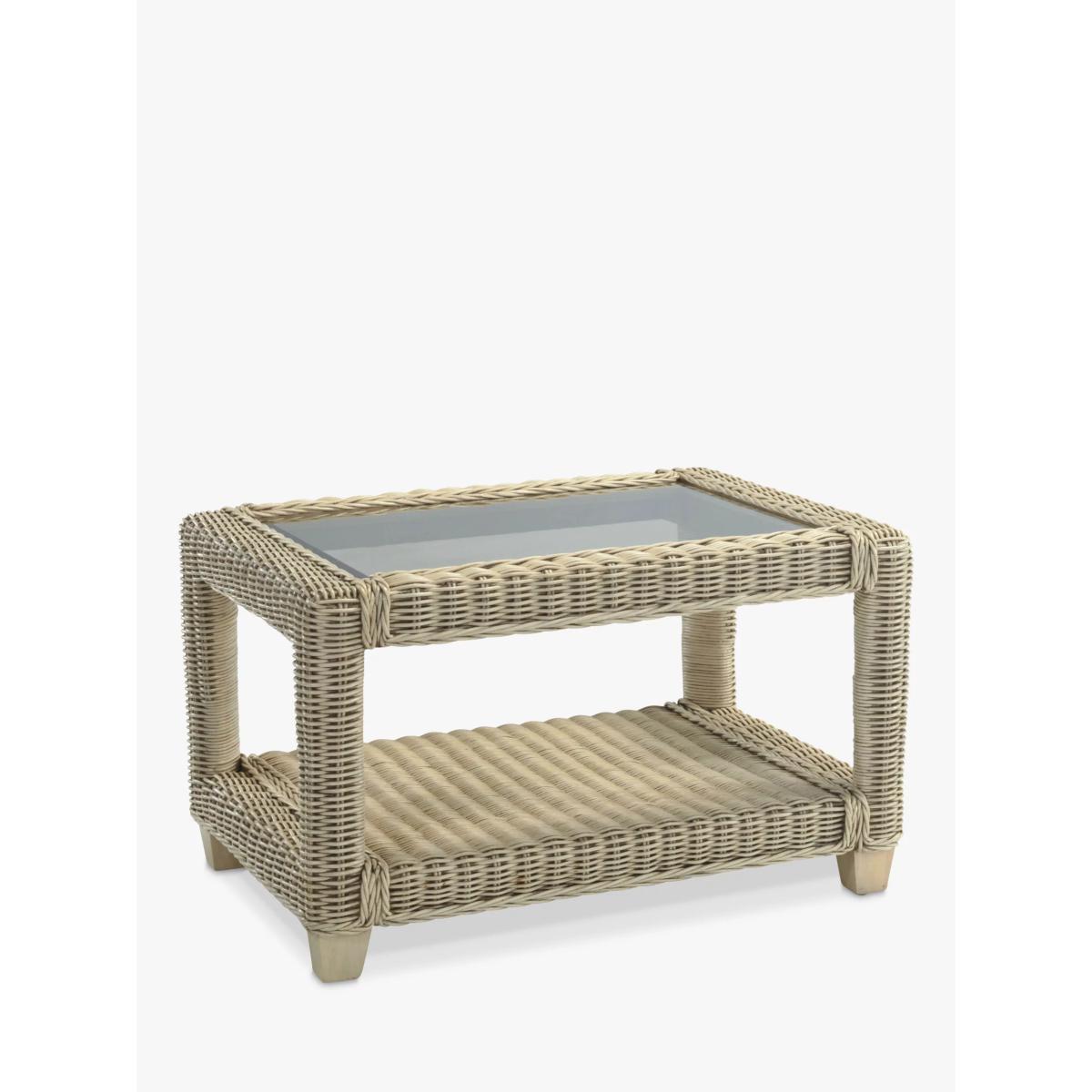 Desser Burford Rattan 4-Seater Lounging Table & Chairs Set, Natural – image 5