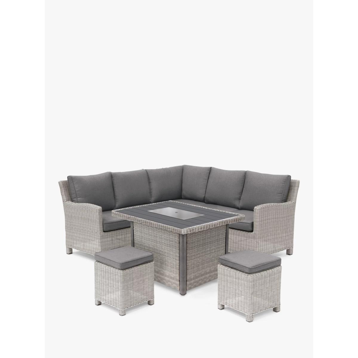 KETTLER Palma 7-Seat Mini Corner Garden Casual Dining Table & Chairs Set with Firepit – image 3