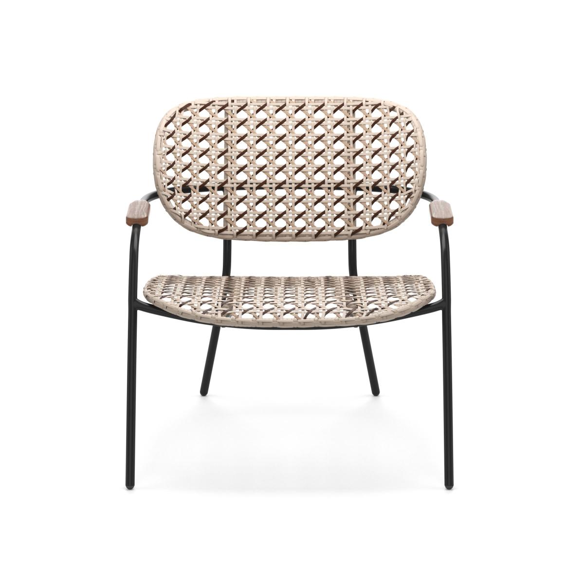 John Lewis & Partners Open Weave 4-Seater Garden Table & Chairs Lounge Set, Natural – image 8