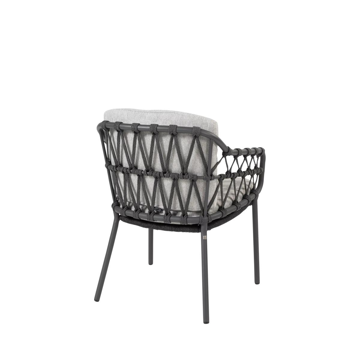 4 Seasons Outdoor Calpi & Ambassador 6-Seater Garden Dining Set, Anthracite/Teak – image 5