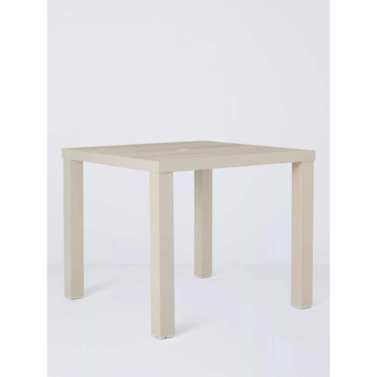 John Lewis Platform 4-Seater Wood-Effect Garden Dining Table & Chairs Set, Black – image 6
