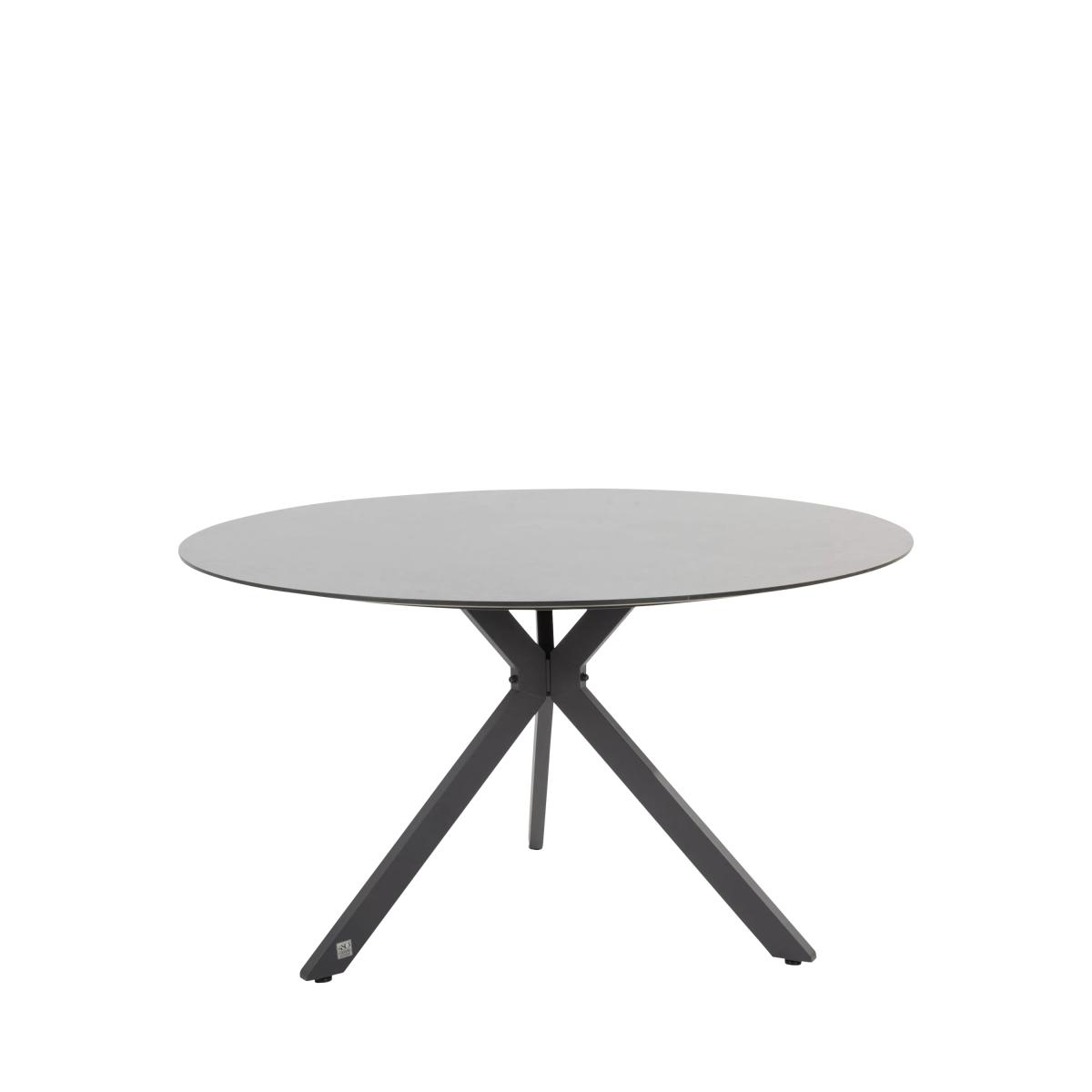 4 Seasons Outdoor Fabrice & Locarno 4-Seater Round Garden Dining Table & Chairs Set, Anthracite – image 8