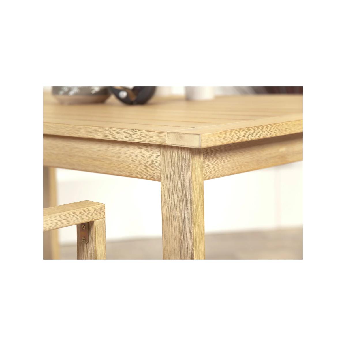 Suntime Monaco 4-Seater Garden Dining Table & Chairs Set, FSC-Certified (Acacia Wood), Grey/Natural – image 3