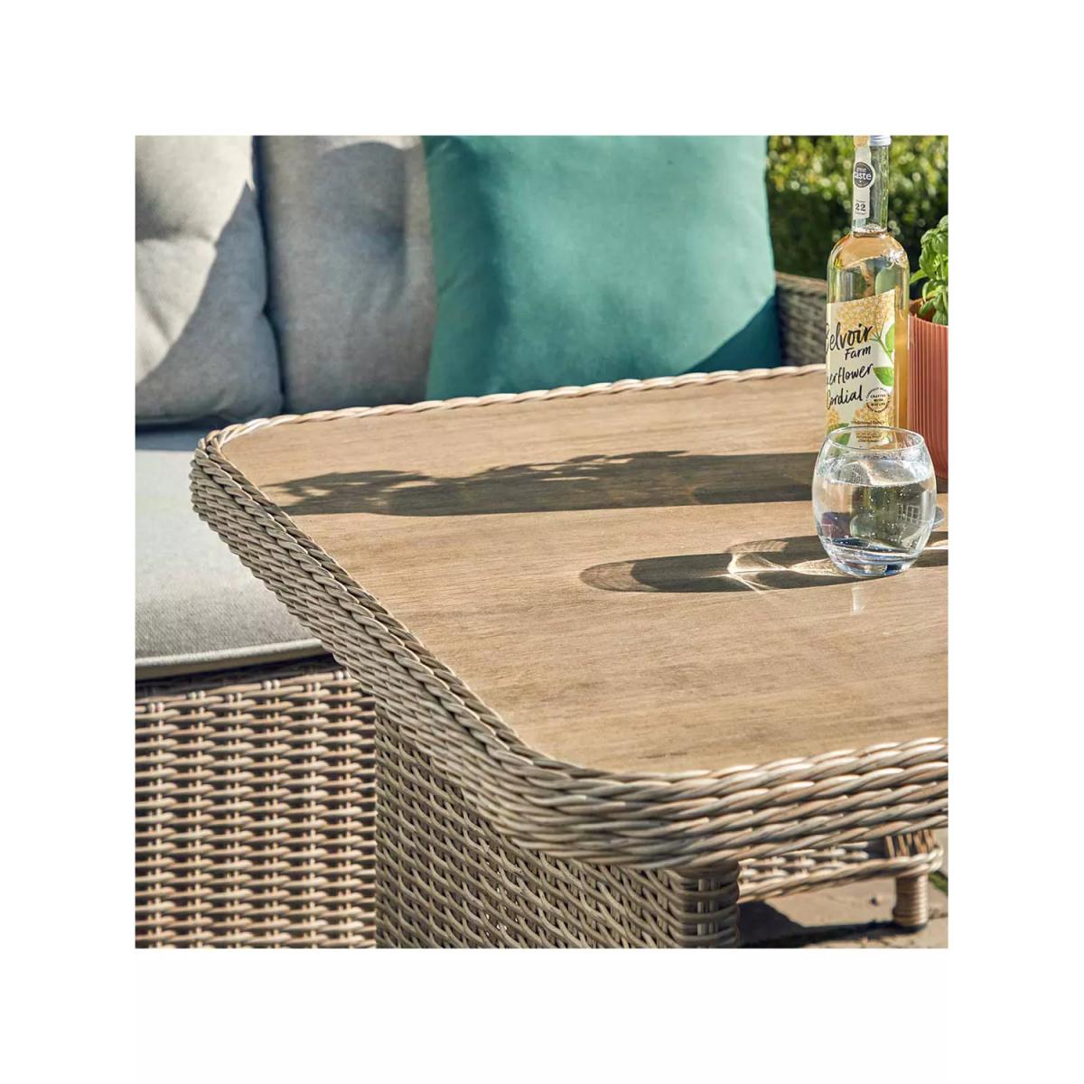 LG Outdoor St Tropez 7-Seater Compact Garden Dining Table & Chairs Set – image 3
