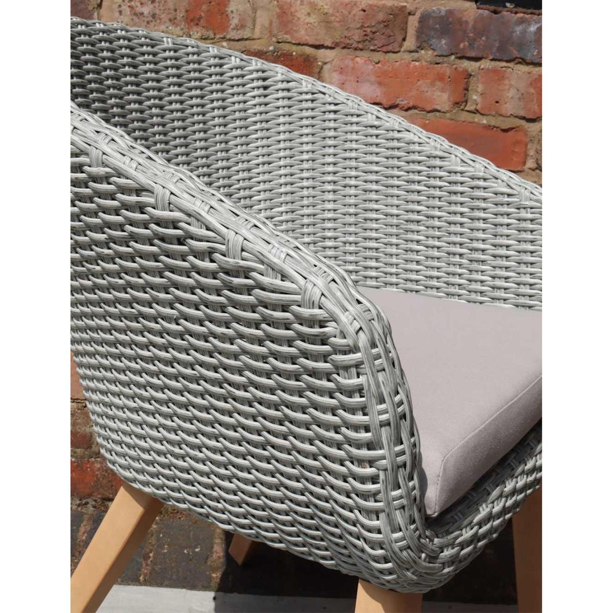 Royalcraft Astral 4 Seater Dining Set - Grey Mix, Grey Mix – image 9
