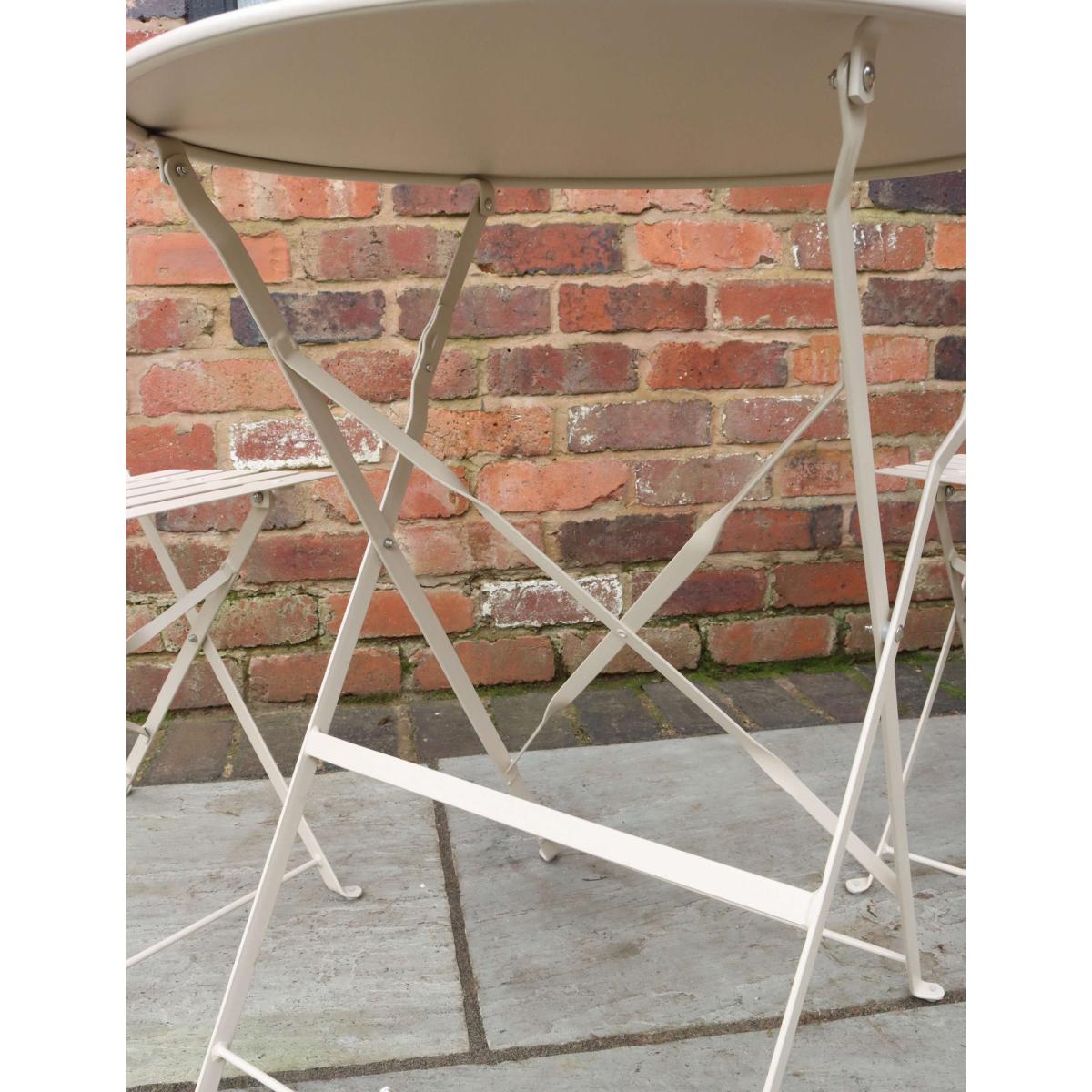 Royalcraft Padstow Bistro Garden Table & Chairs - Olive, Cream,Olive – image 4