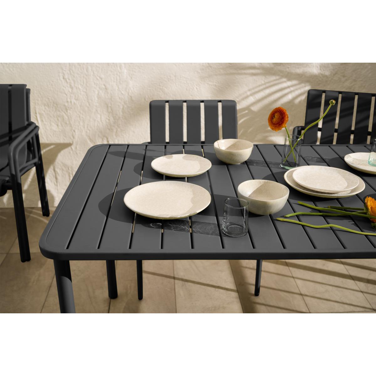 Soriano 4 Seater Garden Dining Set, Grey – image 4