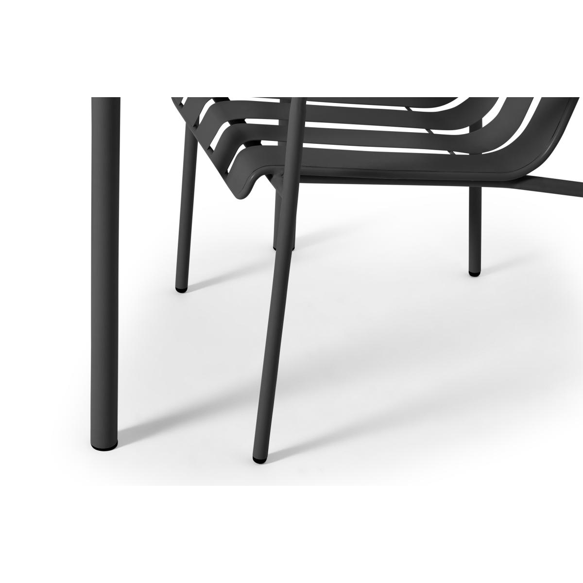 Soriano 4 Seater Garden Dining Set, Grey – image 7