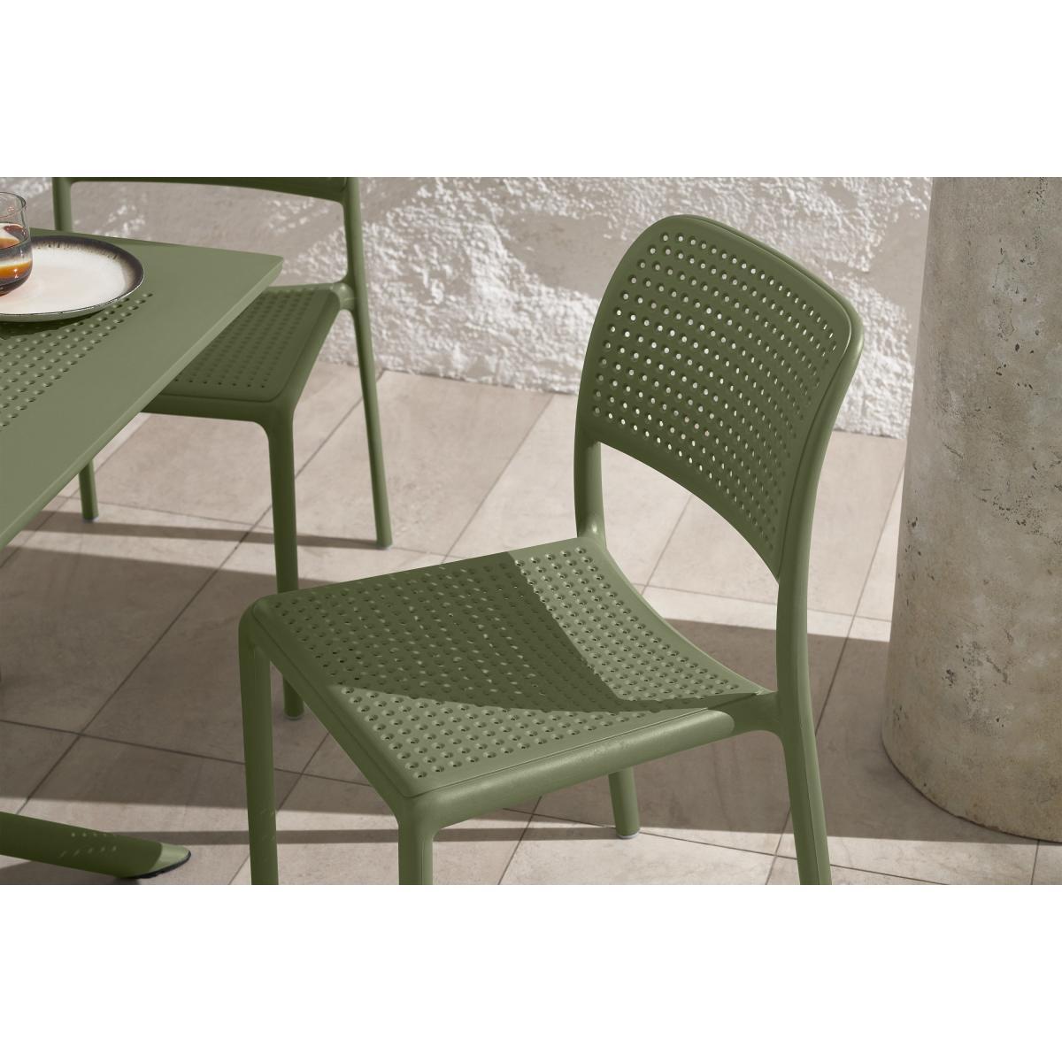 Nardi 4 Seat Dining Set, Olive Fibreglass & Resin – image 5