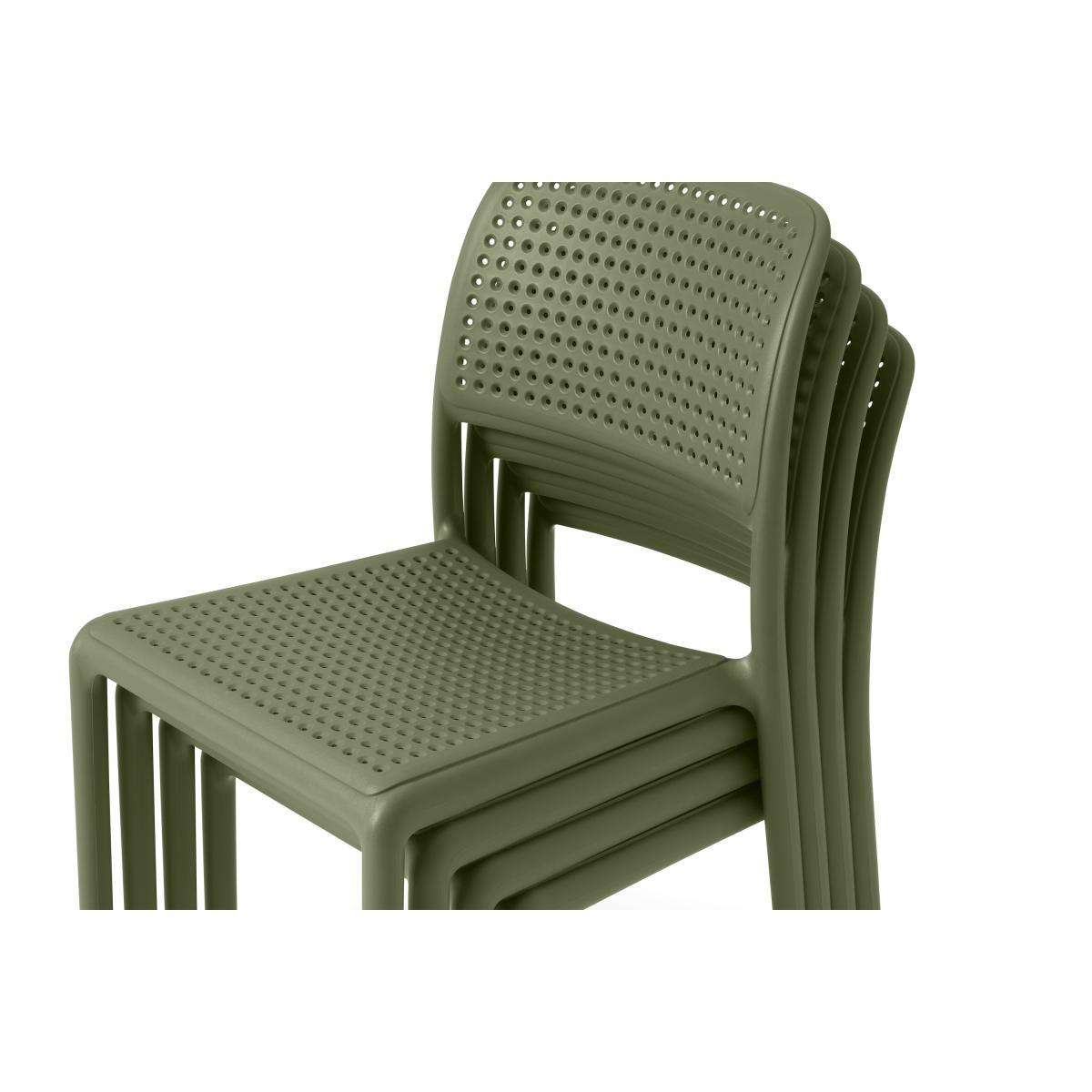 Nardi 4 Seat Dining Set, Olive Fibreglass & Resin – image 6